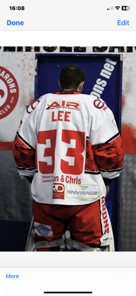 Envisage Sponsor Ice Hockey Goalie