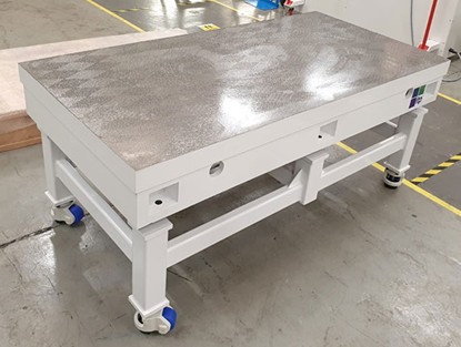 Cast Iron Table with Casters