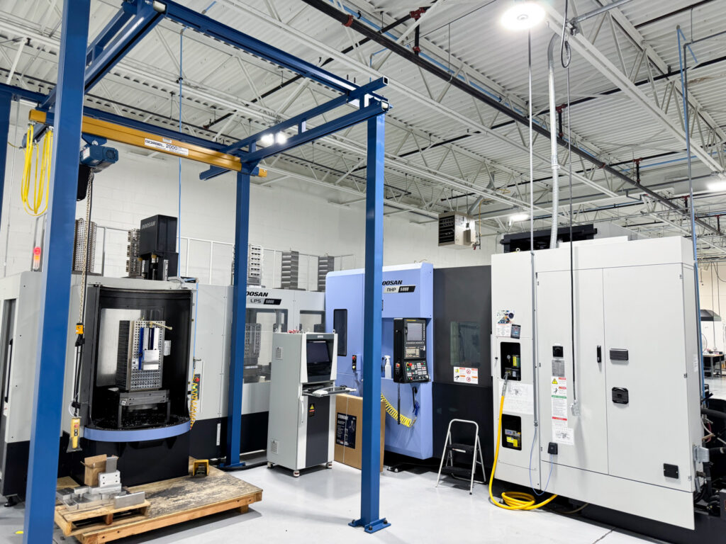 Horizontal machining